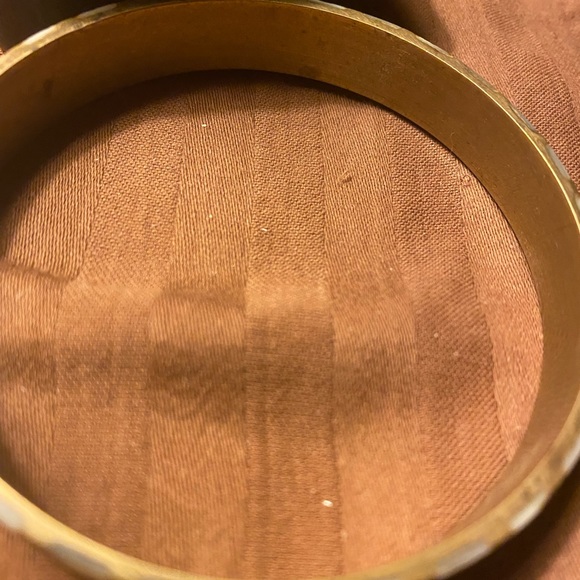 Very nice inlay of pearl and turquoise in a bangle - Picture 2 of 7